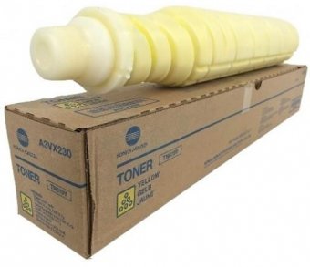 A3VX250 TN619Y TONER YELLOW KONICA MINOLTA BIZHUB PRESS C1060/C1070/C1070P, ORIGINAL